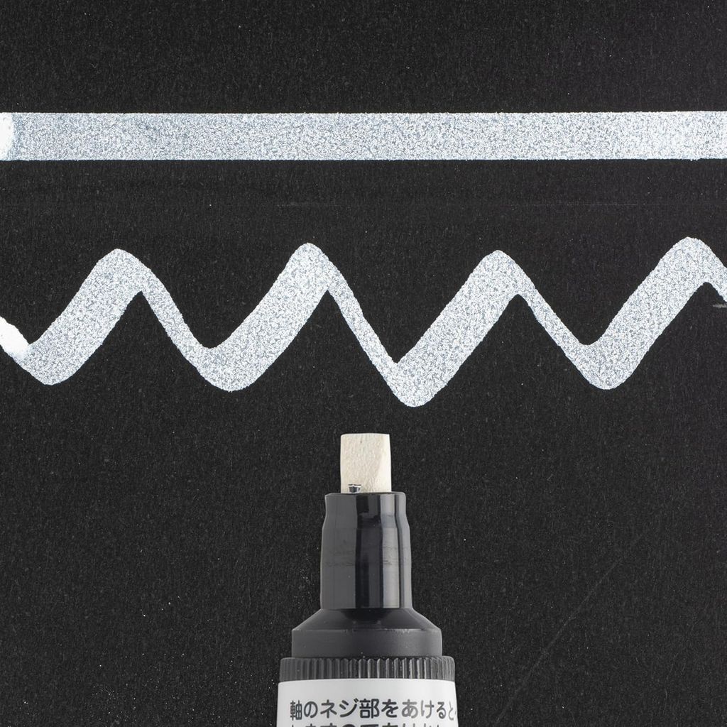 Sakura - Viết Đánh Dấu Thư Pháp, Ngòi Trung 5.0mm, Màu Trắng