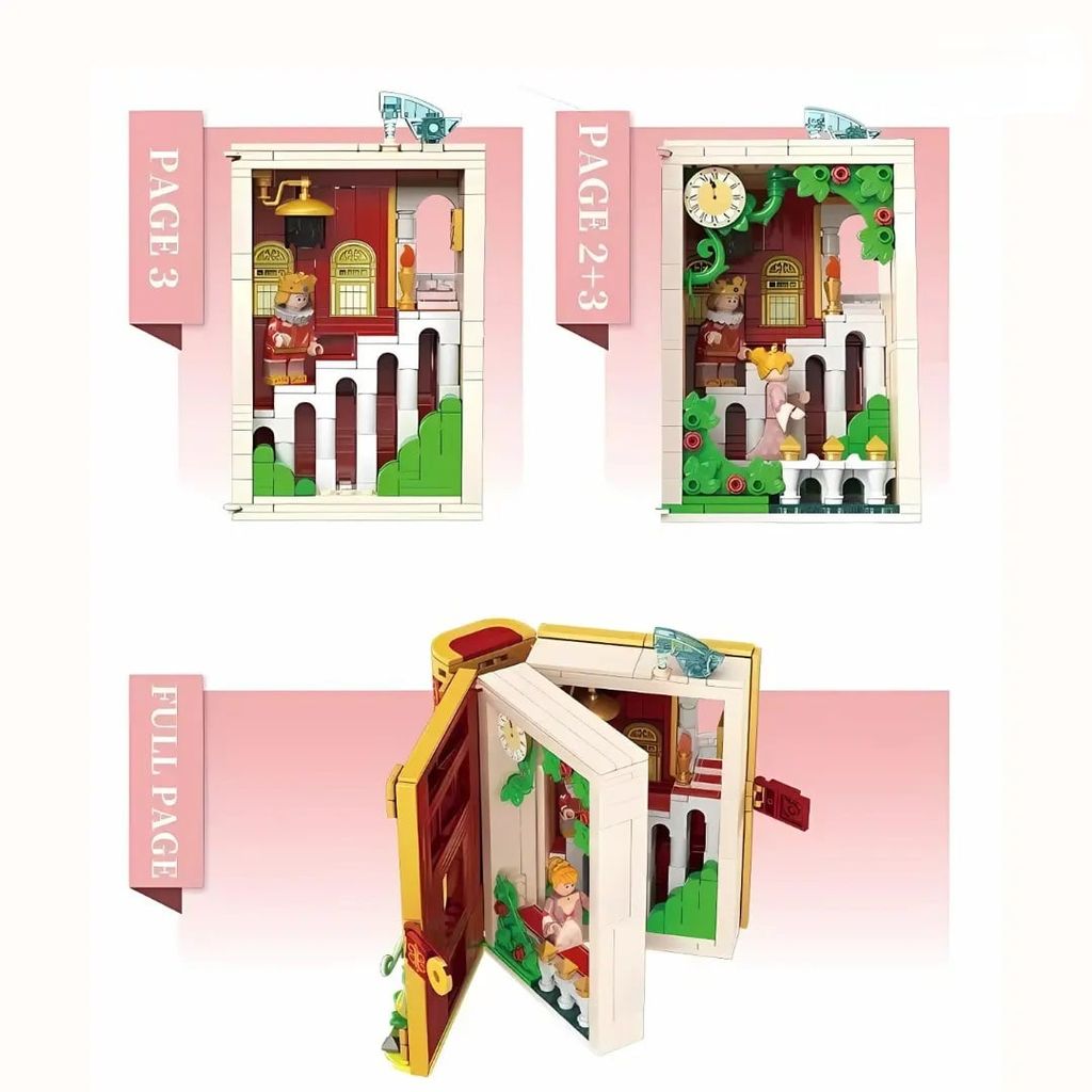 Wekki Đồ Chơi Lắp Ráp Quyển Sách Lọ Lem Wk506174 60018139