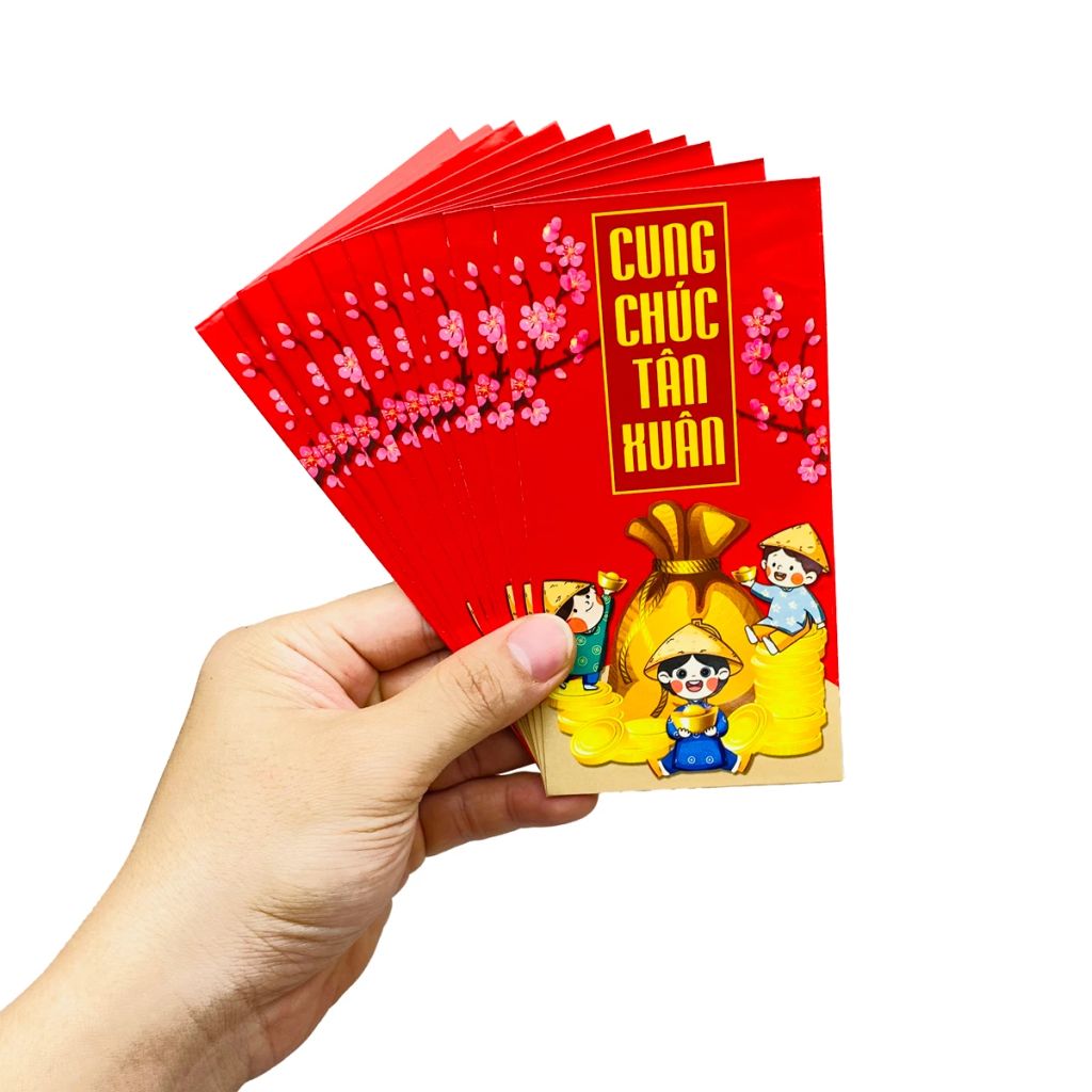 BAO LÌ XÌ LỚN X/10 (QC G.LONG) - GIAO MẪU NGẪU NHIÊN