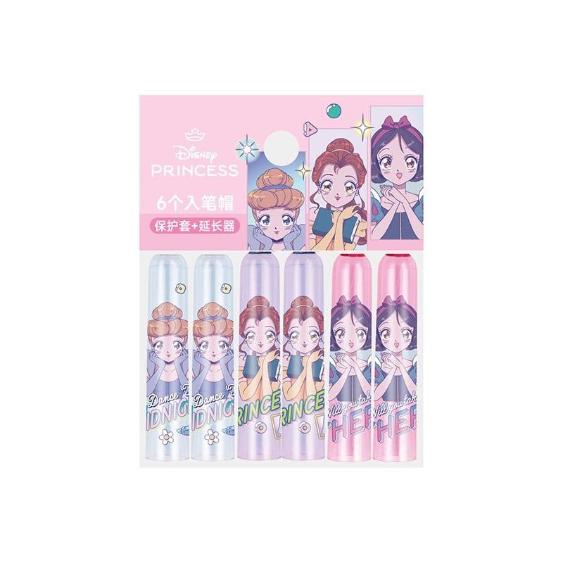 Bộ 6 Nắp Viết Chì Disney Princess