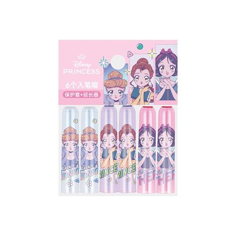 Bộ 6 Nắp Viết Chì Disney Princess