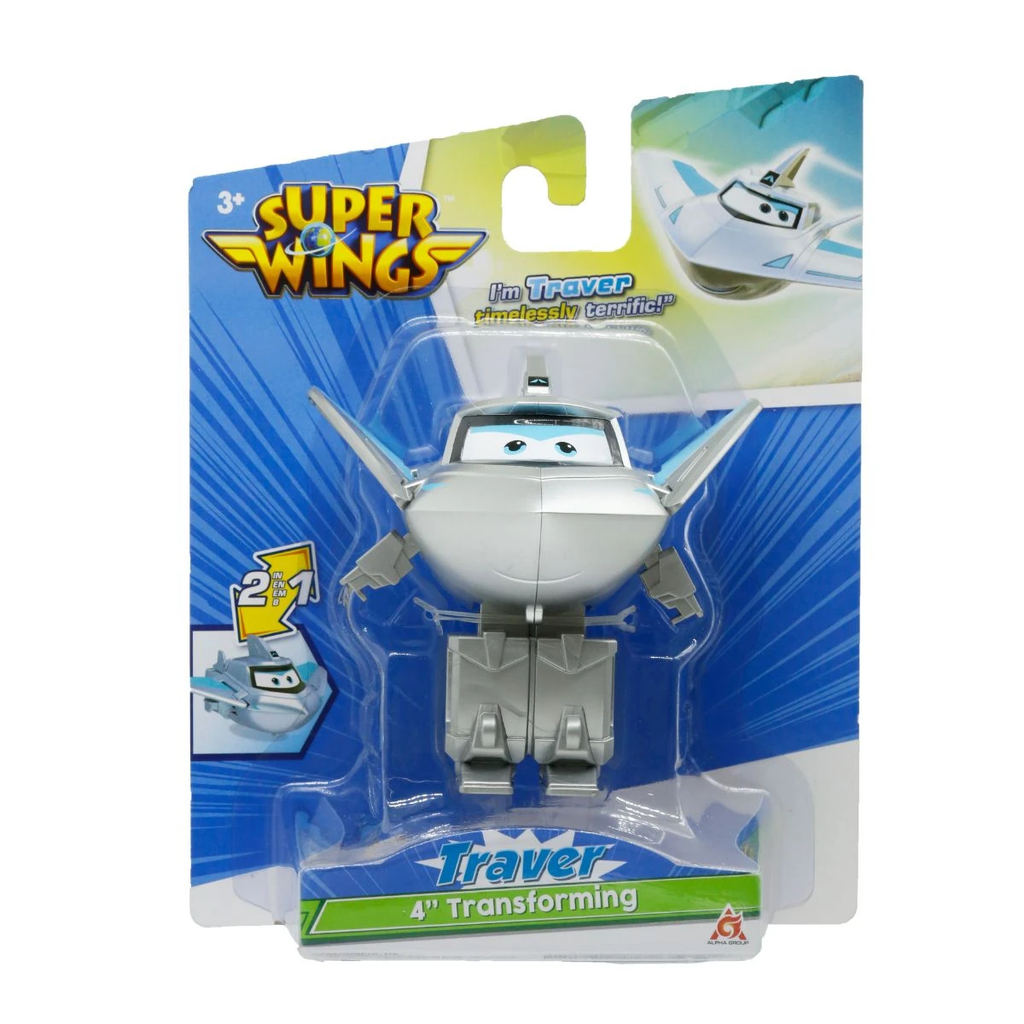 SuperWings Robot Biến Hình Traver Sôi Nổi