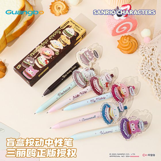 Sanrio - Bút Gel Xanh GUBKT82292-HW Hình Ngẫu Nhiên Sr Ngòi 0,5Mm