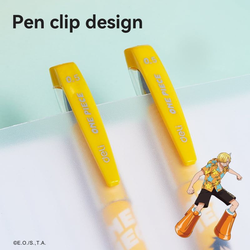 VIẾT GEL ĐEN 0.5MM ONEPIECE CG13-BK (0639-DELI)