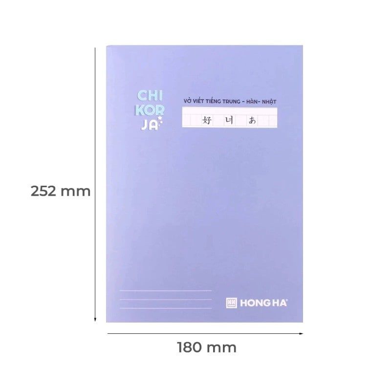 Vở Study Chi - Kor - Ja B5 80 Trang 70GSM Ô Vuông - 1466 (Giao Mẫu Ngẫu Nhiên)
