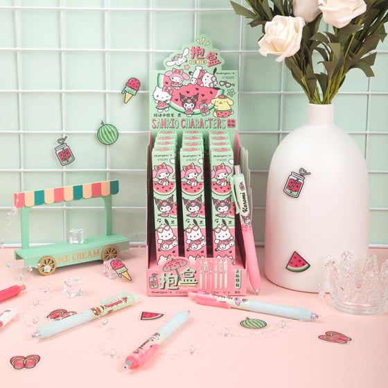 Sanrio - Bút Gel Xanh GUBKT82305-HW Hình Ngẫu Nhiên Sr Ngòi 0,5Mm