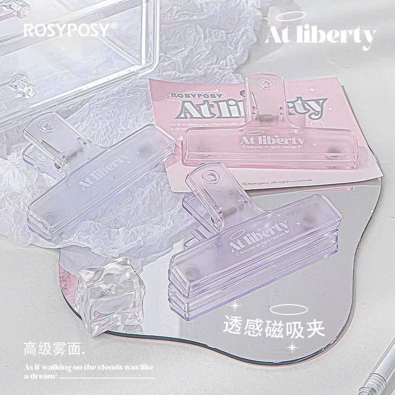 U-Trends Kẹp Giấy Nhựa  ROSY POSY Xanh RPY23 60020906