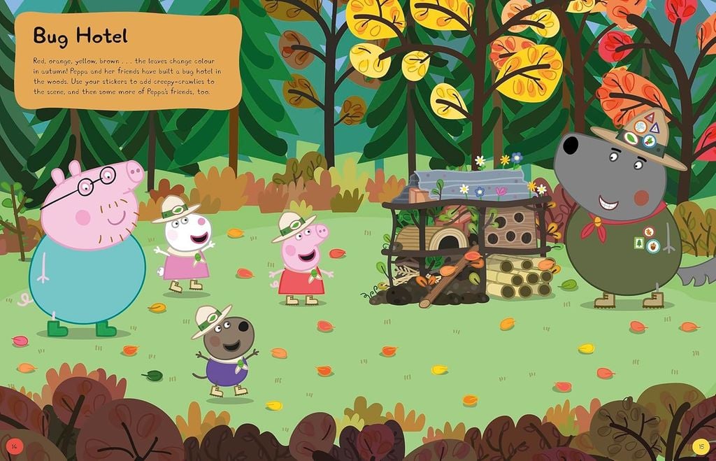 Peppa Pig: Peppa'S Seasons Sticker Book_Pguk 0125