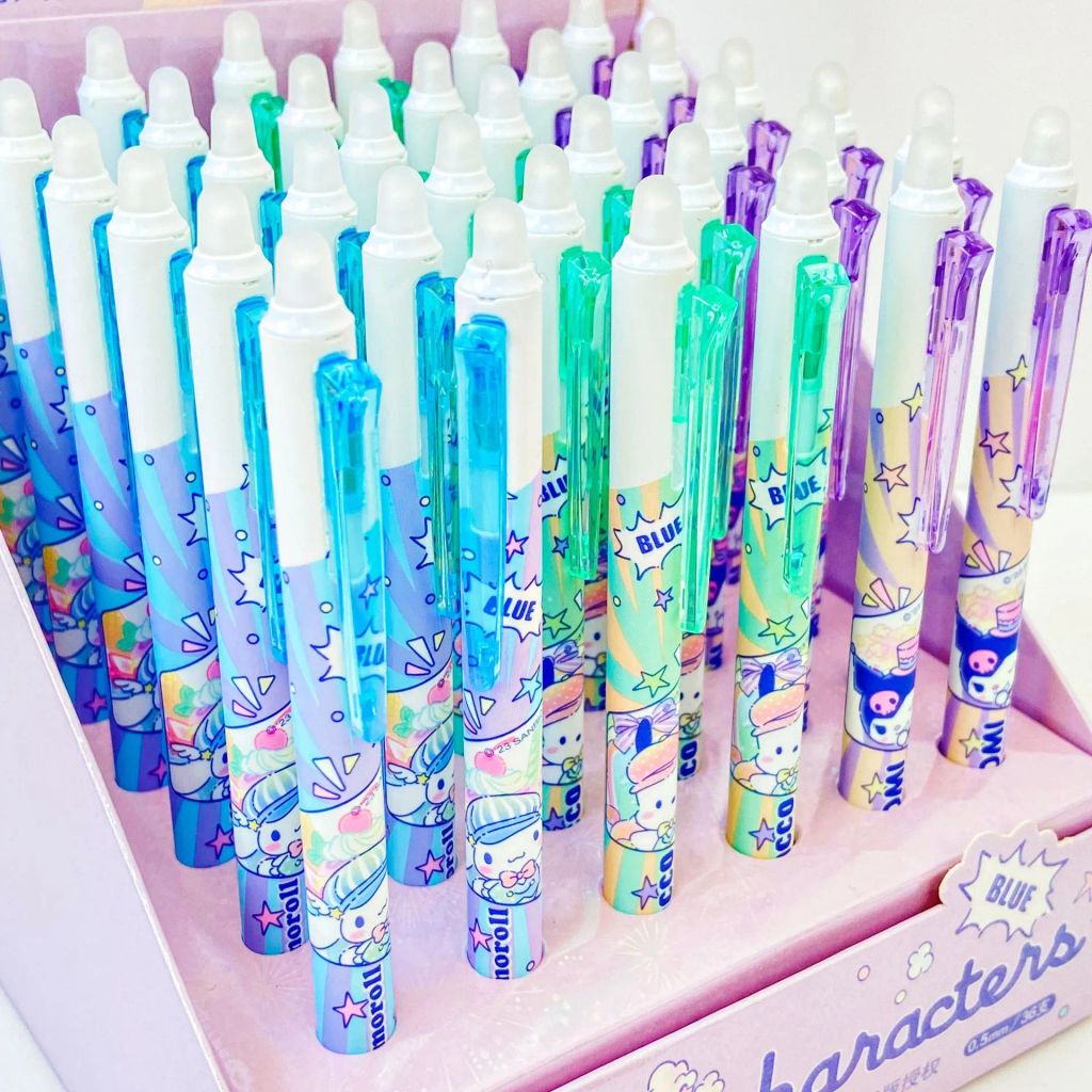 Sanrio -Guangbo - Viết Gel Xóa Được GUBKT82099-36 Mực Xanh 0.5MM - GIAO HÌNH NGẪU NHIÊN