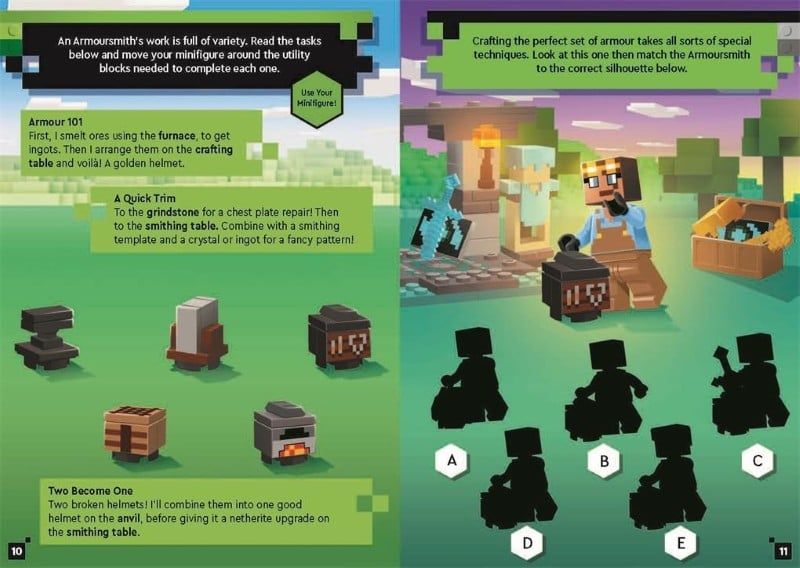 Lego Minecraft: Armoursmith Adventure Activity Book _ Mom 0626