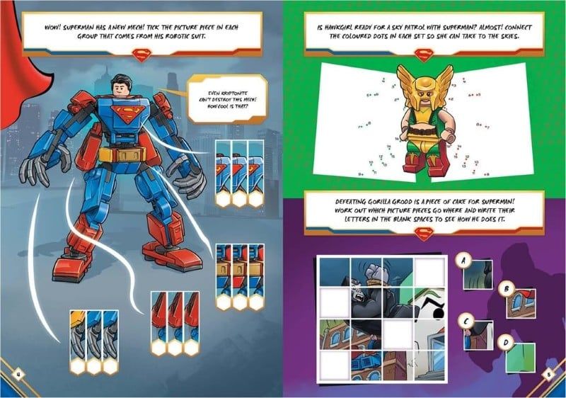 DC Super Heroes: Superman To The Rescue Activity Book _ Mom 0626
