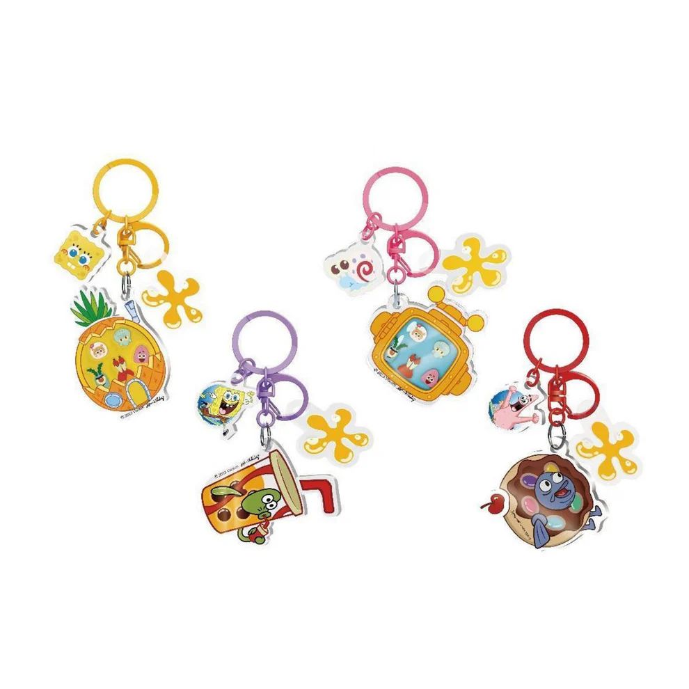 Other Girl Brands TúI Mù Móc Khóa Sponge Bob Sp-030291-4 - GIAO HÀNG NGẪU NHIÊN
