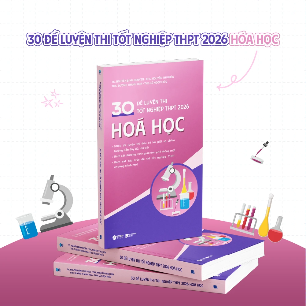 30 đề luyện thi tốt nghiệp THPT 2026 hóa học