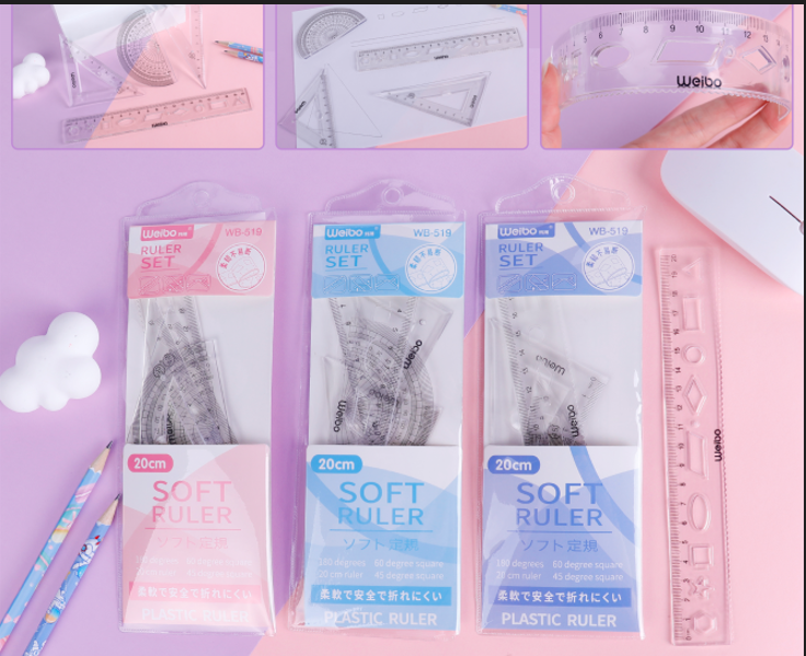 Bộ Thước Kẻ 20Cm Wb-519 (Thnk098)