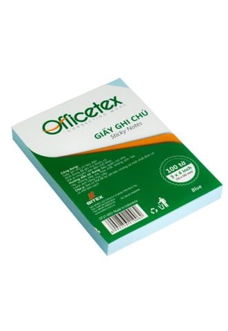 Giấy Ghi Chú OFFICETEX 3*4 Màu Xanh Dương