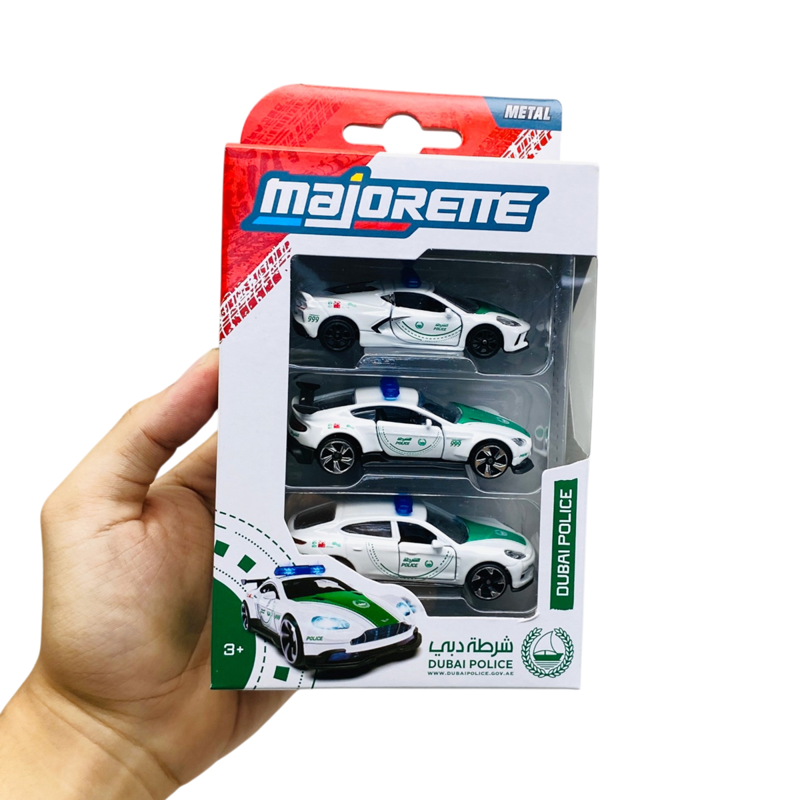 Majorette 8503104001047 Bộ 3 Xe Mô Hình Dubai Police 3 Pieces Set (Simba)