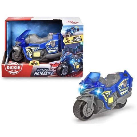 DICKIE Xe Mô Tô Cảnh Sát Dickie Toys Police Motorbike - Majorette 203302031