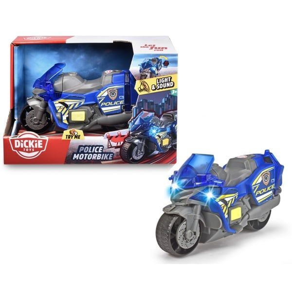 Đồ chơi Xe Mô Tô Cảnh sát DICKIE TOYS Police Motorbike