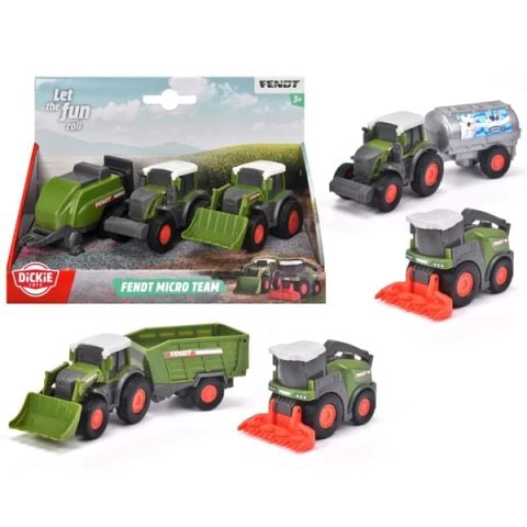 DICKIE BỘ 3 XE NÔNG TRẠI FENDT MICRO TEAM 203732001 (SIMBA)