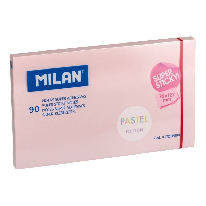 Giấy note Milan 76x127mm hồng 41721P890