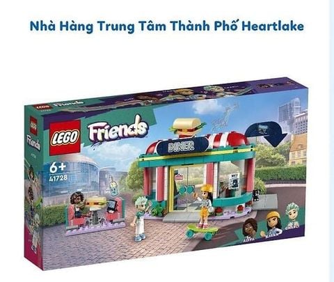 LEGO FRIENDS Nhà Hàng Trung Tâm Thành Phố HeartLake 41728