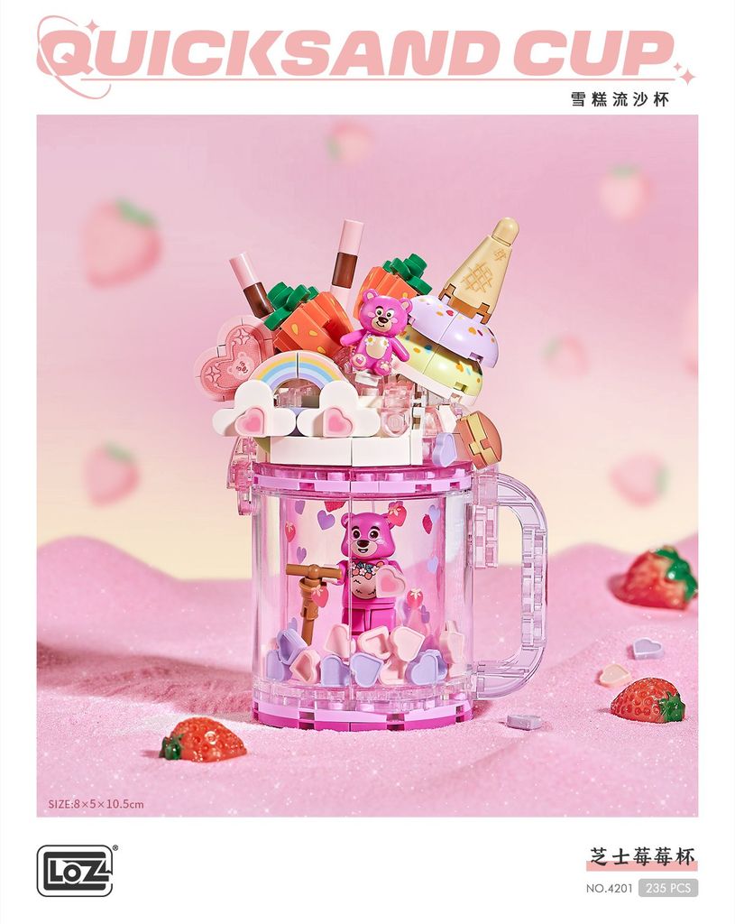Đồ Chơi Lắp Ráp Ly Sinh Tố 235Pcs 4201 LOZ