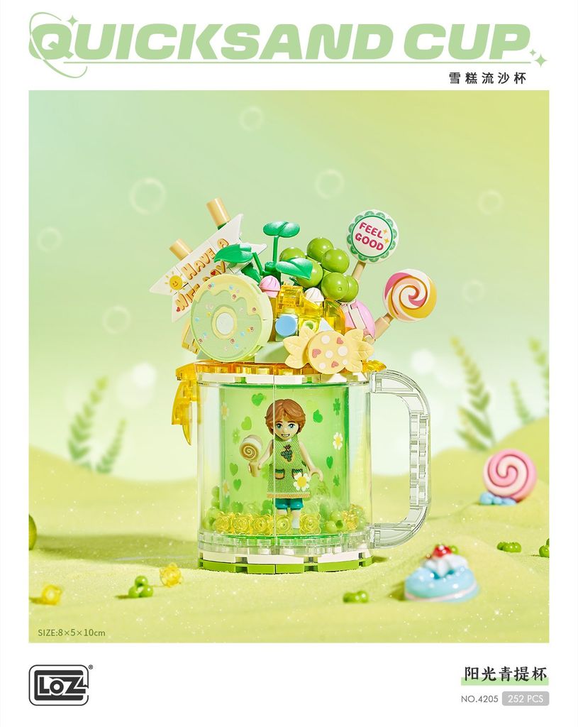 Đồ Chơi Lắp Ráp Ly Sinh Tố 252Pcs 4205 LOZ