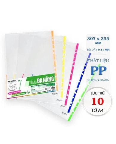 Bìa Lá Đa Năng FO-CH004 5 Màu