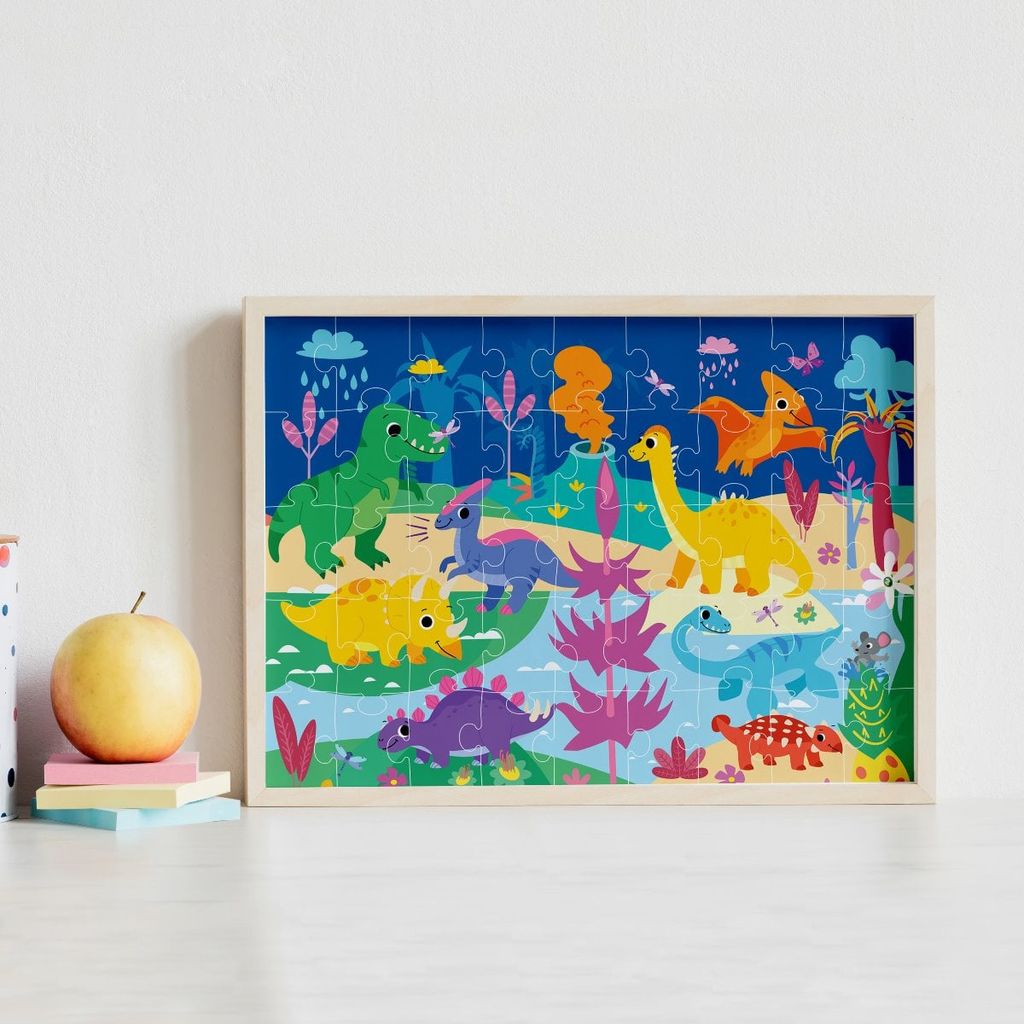 45 Piece Junior Jigsaw Carry & Play Roarsome Dinosaurs
