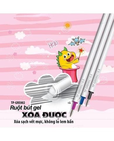 Bộ 2 ruột bút gel xóa được TP-GRE002