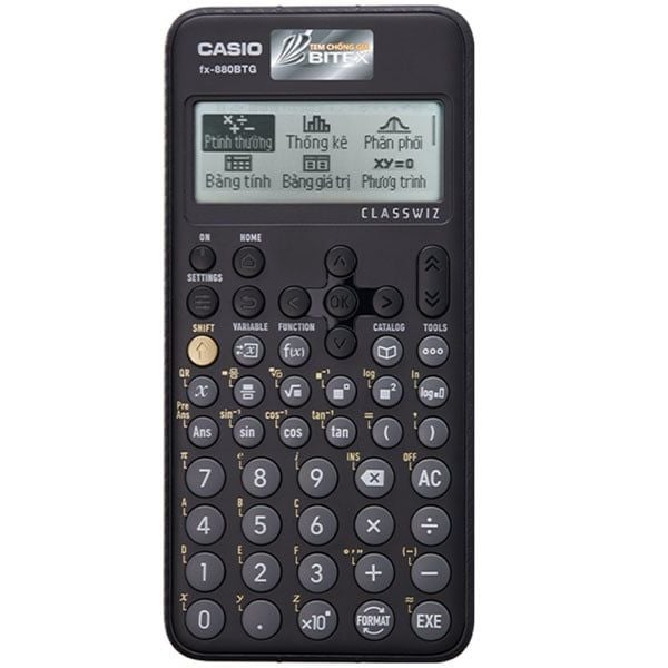 Máy Tính Casio Fx-880BTG - Màu Đen