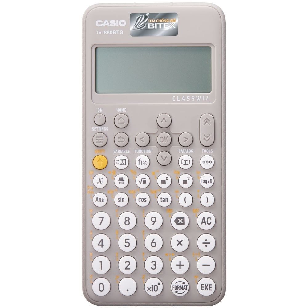 Máy Tính Casio Fx-880BTG - Màu Xám