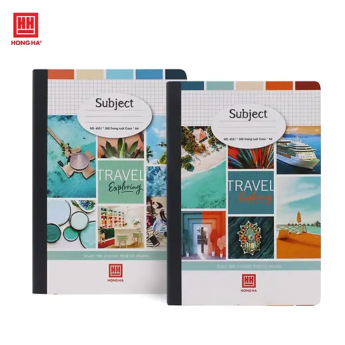 HH-Sổ Bìa Bồi Subject A4 Ruột Caro 300TR, ĐL: 58/84 (3Q/LỐC)