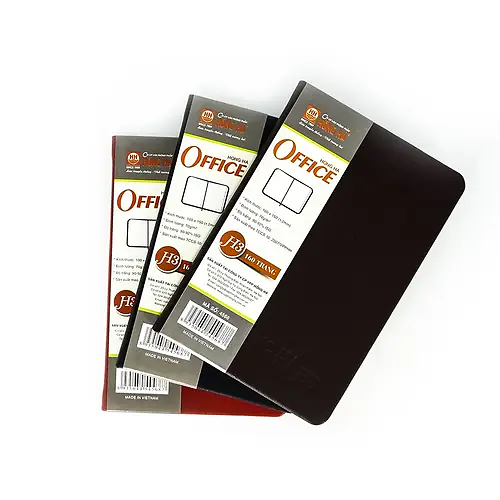 Sổ Da Hồng Hà Office H3 - 160 Trang