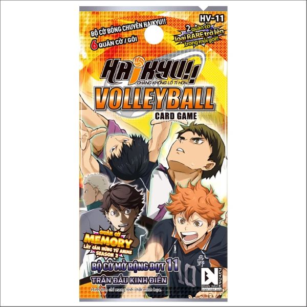 HAIKYU - BỘ CỜ BÓNG CHUYỀN BỘ MỞ RỘNG TRẬN ĐẤU KINH ĐIỂN HV-11 (SHOWA)