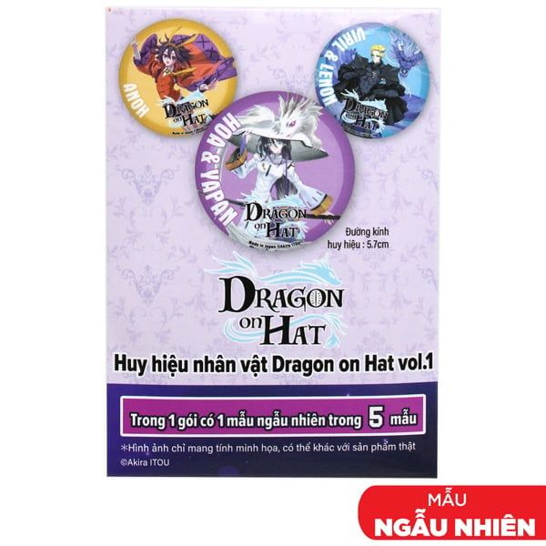 HUY HIỆU NHÂN VẬT DRAGON ON HAT VOL.1 DOH-CB01 (SHOWA)