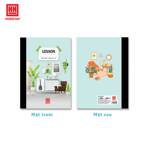 HH - Sổ Bìa Bồi  Lesson, A4, 400 Trang, Đl: 70/90-92 (2Q/Lốc) (Giao Mẫu Ngẫu Nhiên)