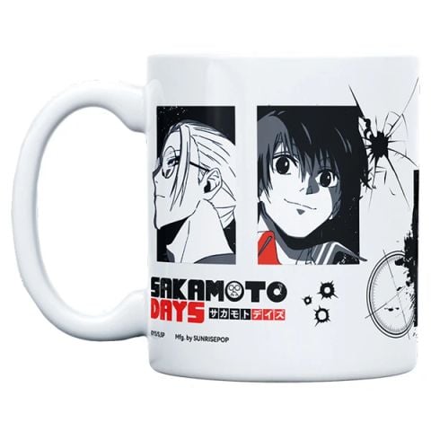 SUNRISEPOP LY SỨ SAKAMOTO DAYS MÀU TRẮNG SDAC039 (VTA)