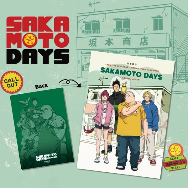 SUNRISEPOP BÌA LÁ A4 SAKAMOTO DAYS SDAC035 (VTA)