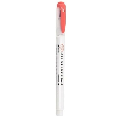ZEBRA - VIẾT MILDLINER BRUSH - CAM ĐÀO - WFT8-MVE (MS)