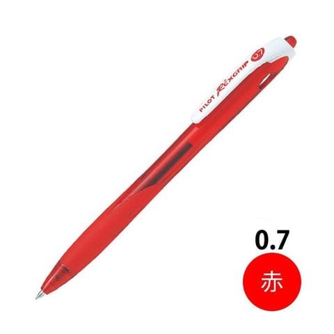 PILOT - VIẾT BI REXGRIP MỰC ĐỎ (TIP 0.7MM)/BRG-10F-RR-BG (10C/H) (BT-0323)