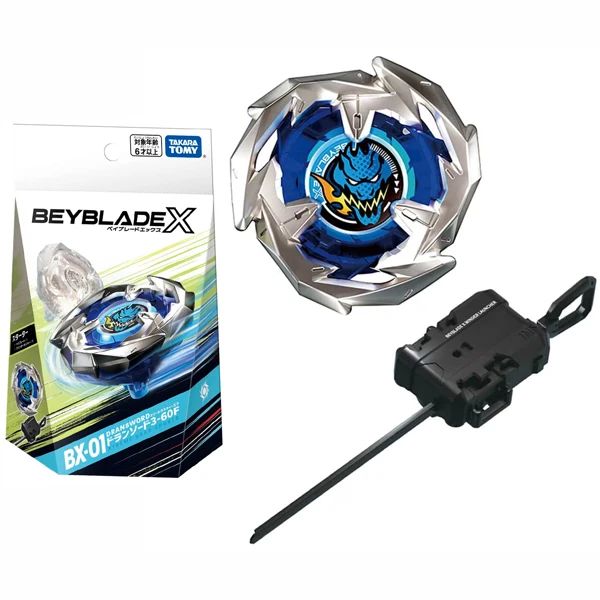 BEYBLADE X CON QUAY BX-01 STARTER DRAN SWORD 3-60F 910381 (VTA)