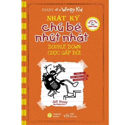 Nhật Ký Chú Bé Nhút Nhát - Tập 11: Cược Gấp Đôi (Song ngữ Việt-Anh)
