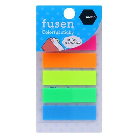 GIẤY NOTE MOTTO 5 MÀU 12X44MM CYPF50-PE (0013-ĐĐ)