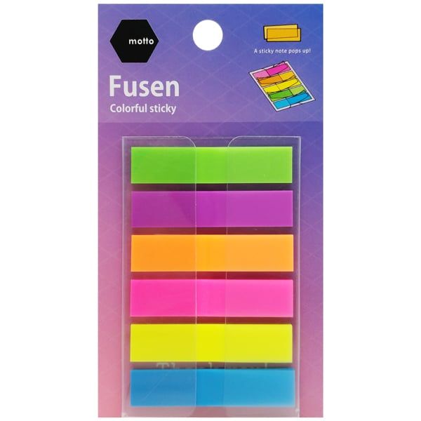 MOTTO - GIẤY NOTE FILM POP-UP 6 MÀU 44X10MM CYFFPU-6C
