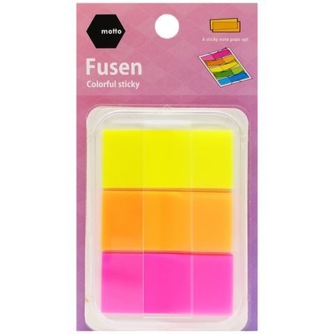 MOTTO - GIẤY NOTE FILM CASE 3 MÀU 44X20MM CYFFCS-3C