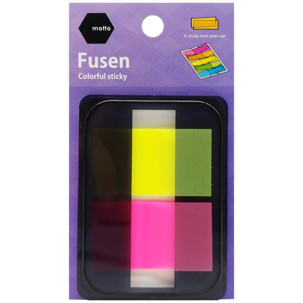 MOTTO - GIẤY NOTE FILM CASE 2 MÀU 44X25MM CYFFCS-2CB