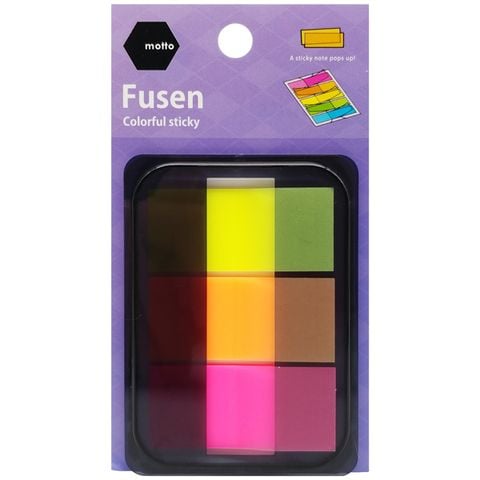 MOTTO - GIẤY NOTE FILM CASE 3 MÀU 44X20MM CYFFCS-3CB