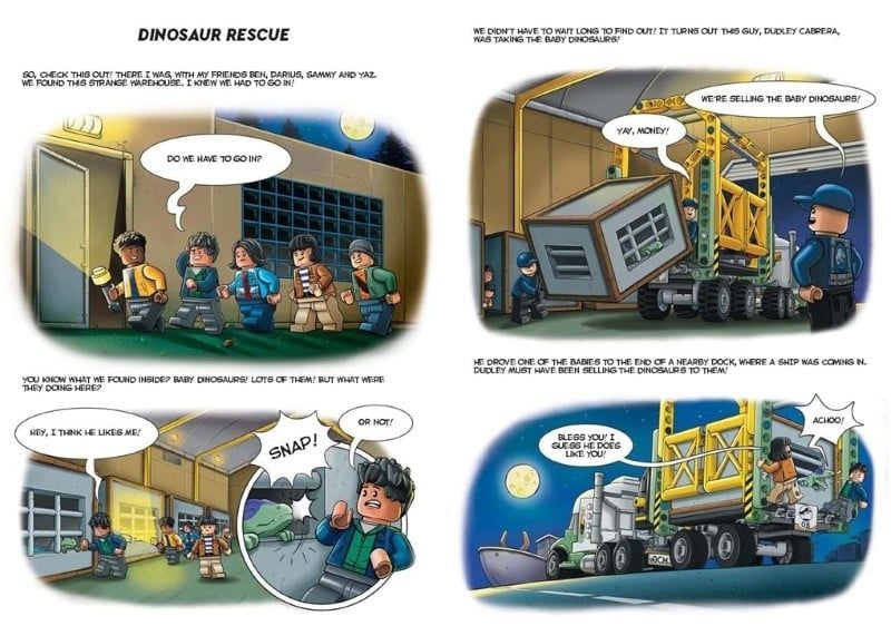 Lego Jurassic World: Raptors On The Run Activity Book _ Mom 0626