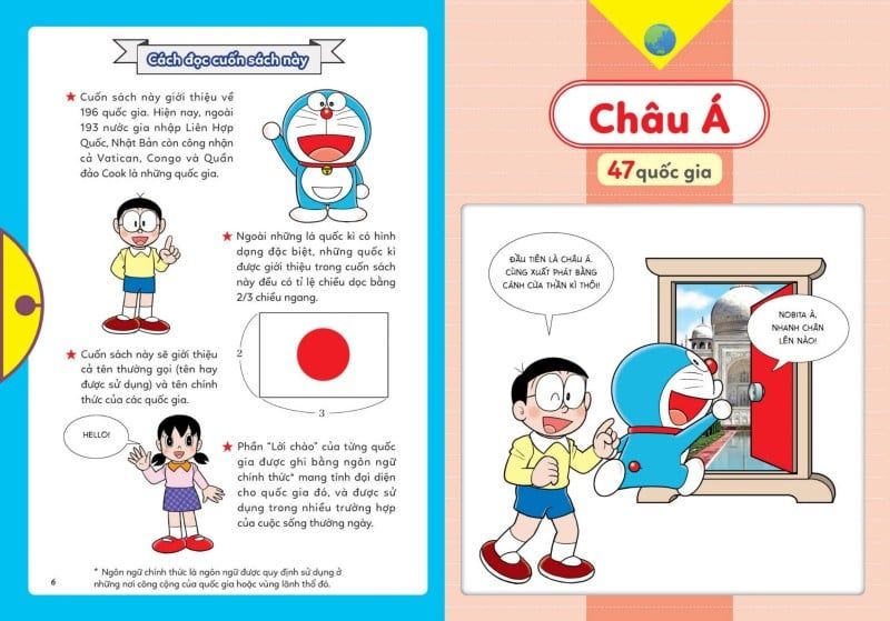 Doraemon Tìm Hiểu Xã Hội – Các Quốc Kì Trên Thế Giới